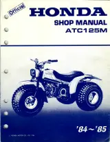 1984–1985 Honda ATC125M Three-Wheeler Service Manual (P/N 61CS300) – preview page 1