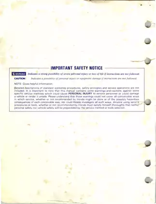 2023 Honda ATC 110 Motorcycle Shop Manual (1982-1984 Models) Preview image 2