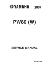 2007 Yamaha PW80 (W) Service Manual (OEM 4BC-28197-E0) – preview page 1
