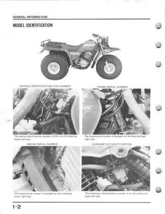 1985-1987 Honda ATC 250ES Big Red service manual Preview image 4