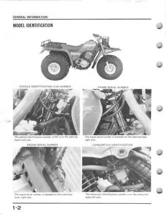 Honda ATC 250ES Service Manual (1985 Model) - Repair, Maintenance & Troubleshooting Guide Preview image 4