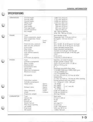 Honda ATC 250ES Service Manual (1985 Model) - Repair, Maintenance & Troubleshooting Guide Preview image 5