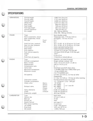 1985-1987 Honda ATC 250ES Big Red service manual Preview image 5