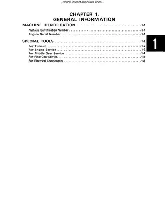 Yamaha YFM200N Service Manual - Complete Maintenance Guide Preview image 2