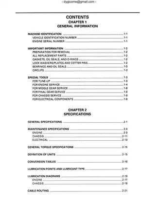 Comprehensive Yamaha YFM350ERA Service Manual - Maintenance & Repair Guide Preview image 4