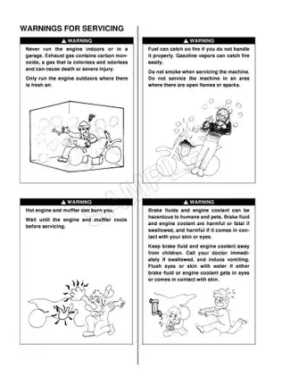 Comprehensive Suzuki Motorcycle Manual for Maintenance & Troubleshooting Preview image 5