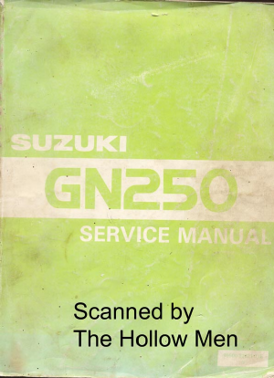 1983-1988 Suzuki GN250 repair and service manual Preview image 6
