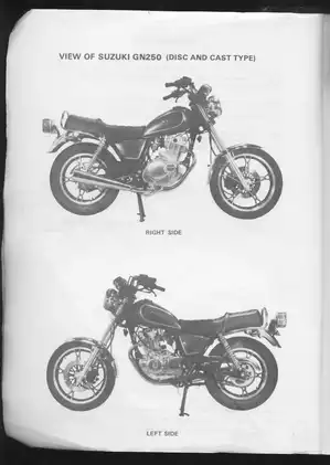 Suzuki GN250 Motorcycle Service Manual - Expert Maintenance Guide Preview image 4