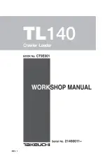 Takeuchi TL140 Crawler Loader 2005 Factory Shop Manual (P/N CT9E001) – preview page 1