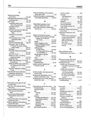 Mercury 100 hp, 125 hp, 135 hp, 140 hp jet outboard motor service manual Preview image 2