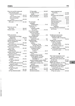 Comprehensive Service Manual for 75-125 HP & 65-80 Jet Engine Maintenance Preview image 3