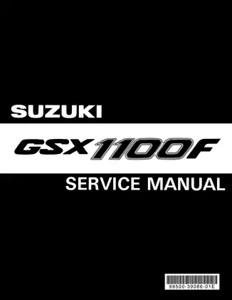 1989-1994 Suzuki GSX-1100F service manual Preview image 1