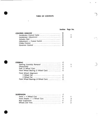 1970-1990 E-Z-GO GX440, GX444 golf cart repair manual Preview image 3