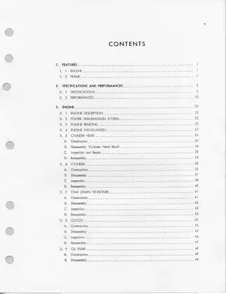 Honda 90 Series Motorcycle Shop Manual (S90, CL90, CD90, C90, CT90) Preview image 3