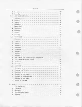 Honda 90 Series Motorcycle Shop Manual (S90, CL90, CD90, C90, CT90) Preview image 4