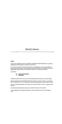 JCB Excavator Workshop Service Manual MK 2 & MK 3 - Comprehensive Guide Preview image 3