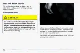 Chevrolet Cavalier Coupe, Sedan, and Convertible Owner's Manual 1998 (P/N 10296279 B) – preview page 3
