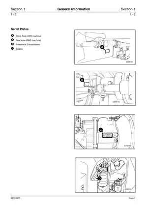 JCB 4CX Backhoe Loader Service Manual (Publication No. 9803/3275) Preview image 5