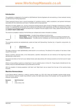 JCB 3CX, 4CX, 214, 215, 217 diesel engine backhoe digger repair manual Preview image 2