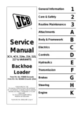 JCB 3CX, 4CX, 214, 215, and 217 series Backhoe Loader Service Manual (P/N 9803/3280) – preview page 1