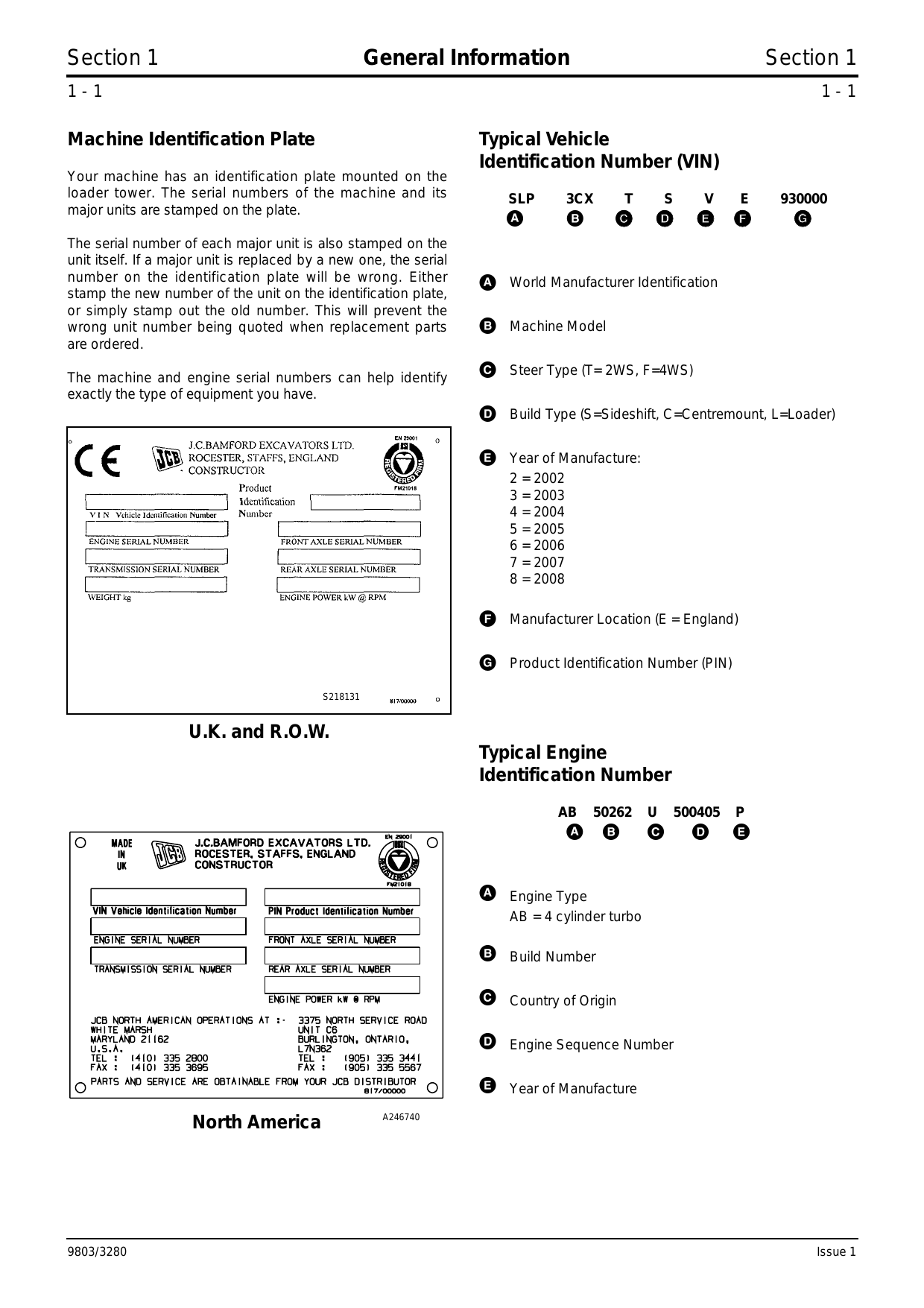JCB 3CX, 4CX, 214E, 215, 217 backhoe loader service manual Preview image 5