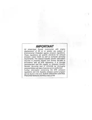 Complete Service Manual for Suzuki DL1000 (2002 Model) Preview image 2