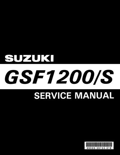 Preview: 1996–1999 Suzuki GSF1200 / GSF1200S Bandit Service Manual (P/N 99500-39134-01E)