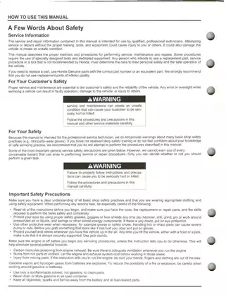 Honda TRX680FA & TRX680FGA Service Manual (2006-2012) Preview image 2