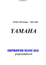 Yamaha XV700, XV750, XV920, XV1000, and XV1100 Virago 1981–1999 Service Manual OEM – preview page 3