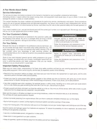 Honda TRX500 Service Manual - Complete Repair Guide Preview image 2