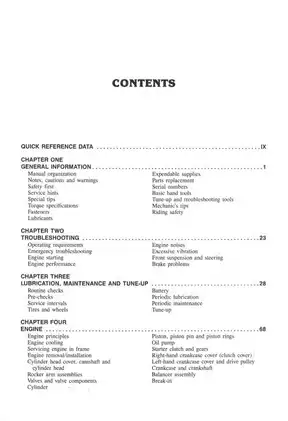 1986-2004 Suzuki LS650 Savage service manual Preview image 3