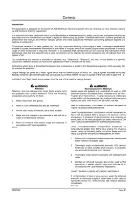 JCB 525, 527, 530, 535, 537, 500 series telescopic handler service manual Preview image 4