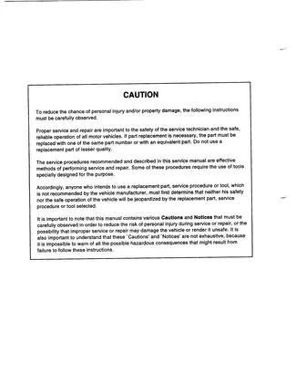 Isuzu NPR/W4 Forward Truck Service Manual (V8 Gasoline Engine, 1997) Preview image 3