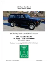 Jeep Cherokee Cherokee XJ, including SE, Sport, Classic, and Limited 2.5L and 4.0L Engines 1999 Service & Repair Manual (P/N 81-370-9146) – preview page 1