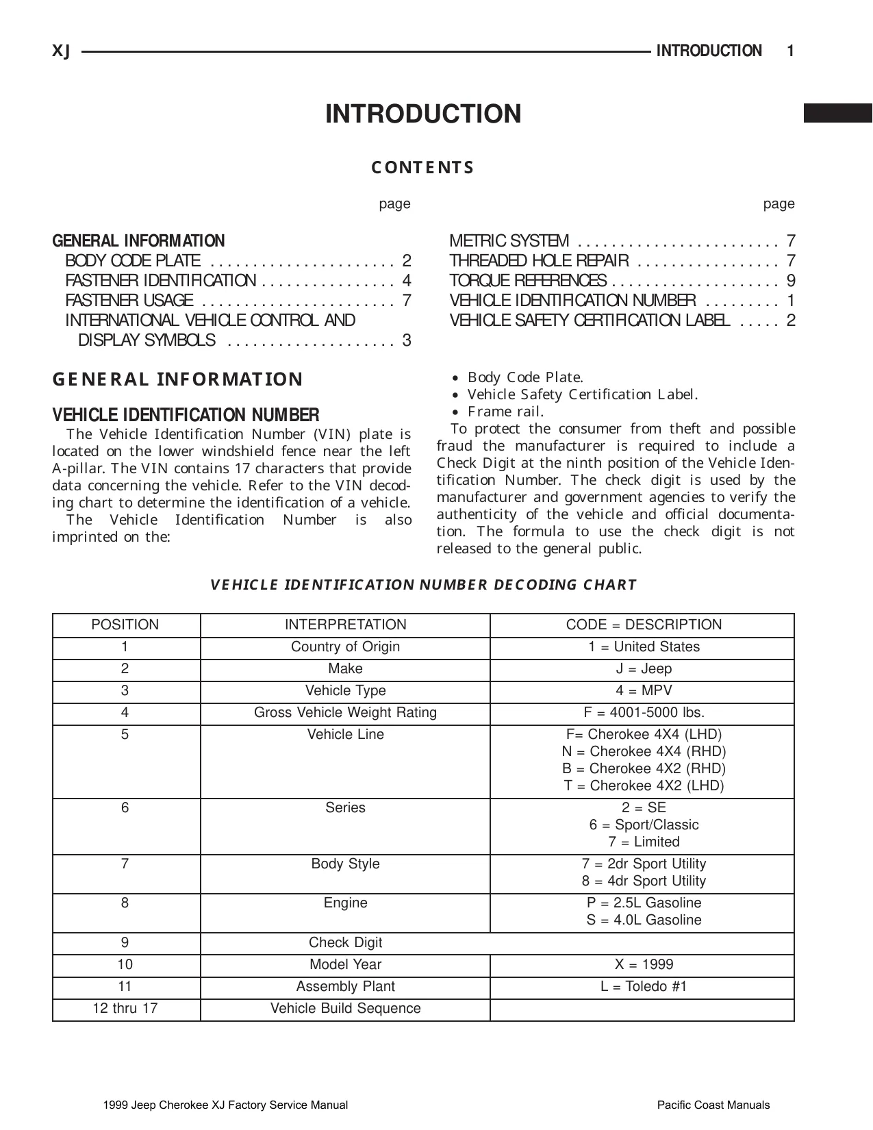 1999 Jeep Cherokee XJ Factory Service Manual - Comprehensive Repair Guide Preview image 3