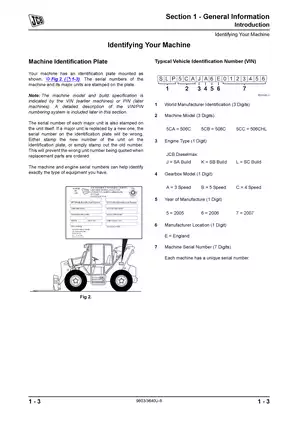 JCB 506C, 506C, HL 508C Telescopic Handler service manual Preview image 4