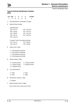 JCB Service Manual for Earthmoving Equipment Preview image 5