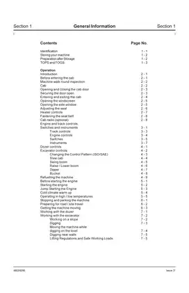 JCB 8052, 8060 mini excavator manual Preview image 3