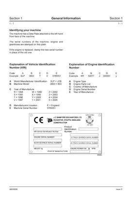 JCB 8052, 8060 mini excavator manual Preview image 5