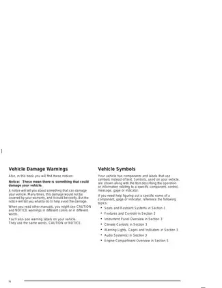 2004-2007 Buick Rainier owner manual Preview image 4