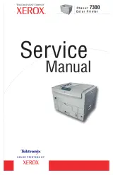 2002 Xerox Phaser 7300B, 7300N, 7300DN, 7300DT, and 7300DX Color Printer Service Manual (P/N 071-0862–00) – preview page 1