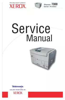 Xerox Phaser 7300 color printer service manual
