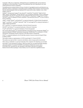 Xerox Phaser 7300 Color Printer Service Manual - Comprehensive Digital Guide Preview image 4