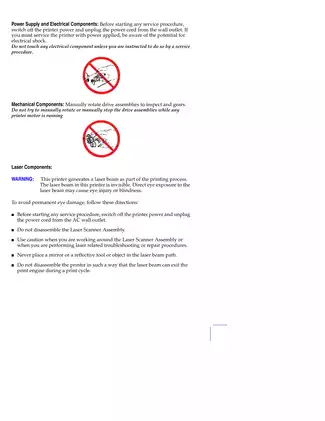 Xerox Phaser 7700 Color Laser Printer Service Manual Preview image 3