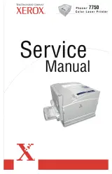 2003 Xerox Phaser 7750 Color Laser Printer Service Manual (P/N 071-0864-00) – preview page 1