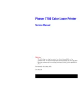 2003 Xerox Phaser 7750 Color Laser Printer Service Manual (P/N 071-0864-00) – preview page 3