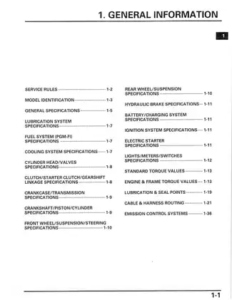 Honda CBR600RR Motorcycle Service Manual (2007) Preview image 3