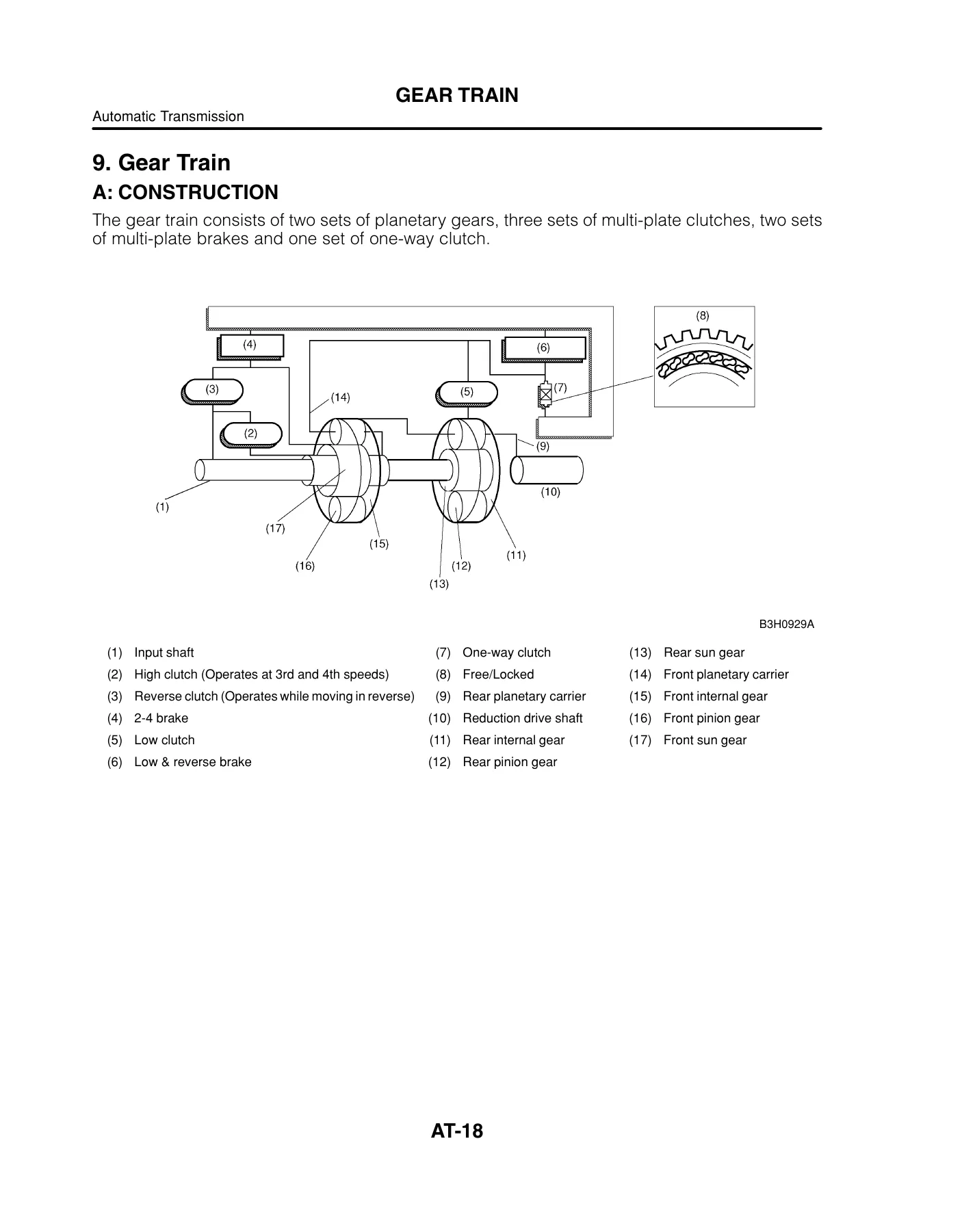 2002 Subaru Legacy Outback service manual