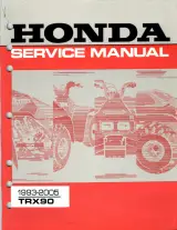 1993–2005 Honda TRX90 ATV Service Manual – preview page 1