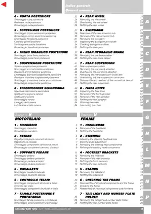 Ducati Monster S2R 1000 Manual 2006 - Comprehensive Service Guide Preview image 5
